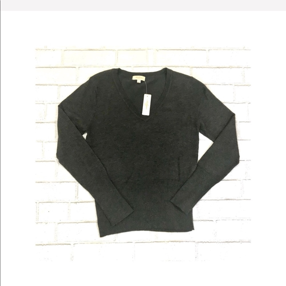 Ambiance | Gray Sweater Long Sleeved Top Size L